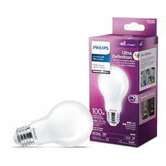 A19 Ultra Definition Frosted Dimmable LED Bulb - Flicker-Free 100W=11.5W with EyeComfort Technology - Bright White 3000K - 1500 Lumen - E26 Base