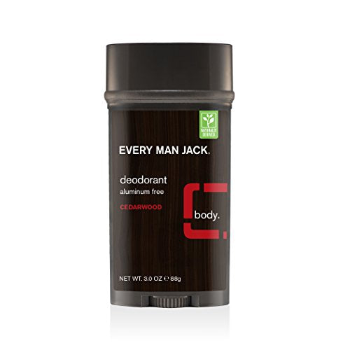 Every Man Jack Deodorant, Cedarwood, 3.0-ounce