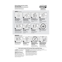 Command BATH17-3ESF Large Towel Hooks, Value Pack, 3-Hooks, 3-Large Water-Resistant Strips