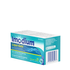 Imodium Liqui-Gels - Fast Relief of Diarrhea - Loperamide Hydrochloride - Antidiarrheal - 60 Liquid Capsules, 2mg