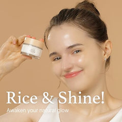 [I'm From] Rice Cream 1.69 Ounce, 41% rice bran essence with ceramide | Glowing Look, Improves Moisture Skin Barrier, Nourishes Deeply, Soothing to even out skin tone, K beauty