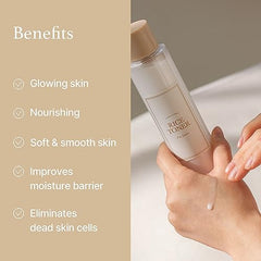 [I'm From] Rice Toner, 5.07 fl oz | Milky Toner for Glowing Skin, 77.78% Rice Extract from Korea, Glow Essence with Niacinamide, Hydrating for Dry Skin, Alcohol-Free, Fragrance-Free, Glass skin