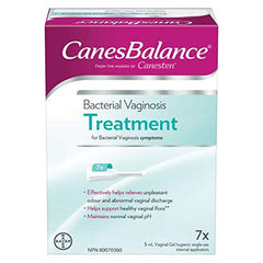 CanesBalance Bacterial Vaginosis Treatment For BV Symptoms - Vaginal Gel BV Treatment For Women, Relieves Vaginal Odor, Maintains Normal Vaginal pH, Supports Vaginal Health, 7 Single-Use Applicators