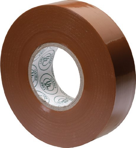 Gardner Bender GTN-667P Electrical Tape in Reusable Plastic Container, 3/4 Inch X 66-Feet, 1/Roll, Brown