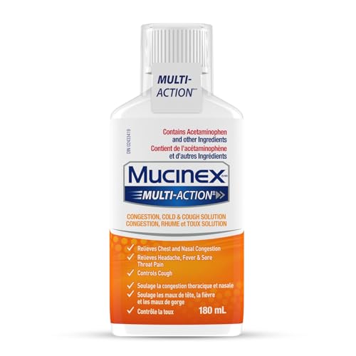 Mucinex Multi Action Liquid - Congestion Cold & Cough Solution