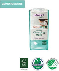 Bambo Nature Breathable Changing Mats - 24"x24" 10ct