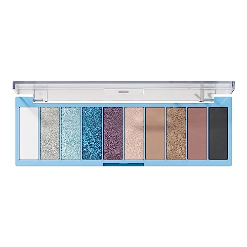 e.l.f. Perfect 10 Eyeshadow Palette, Ten Ultra-pigmented Shimmer & Matte Shades, Vegan & Cruelty-Free, Intergalactic