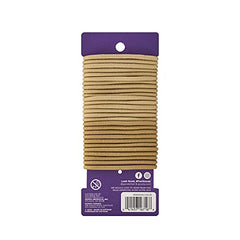 Goody Ouchless Women's Braided Elastics, Blondes, (32 CT Total/Pack of 1) 4MM for Medium Hair