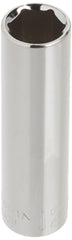 CRAFTSMAN Deep Socket, Metric, 3/8-Inch Drive, 12mm, 6-Point (CMMT44428)