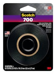 3M 03429NA 051131034297 Scotch Electrical Tape, 3/4-in, Black, 1-Roll, 3/4 in. by 66 ft