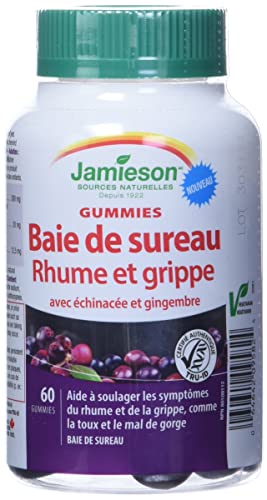 Jamieson Elderberry Cold and Flu Gummies