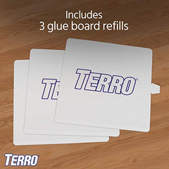 TERRO T231 Flea Trap Refill Glue Boards - 3 Pack White