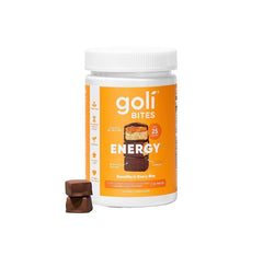 Goli® Energy Bites - 30 Count - salted caramel chocolate flavor Guarana extract, Caffeine, Vitamins B6, B9 & B12