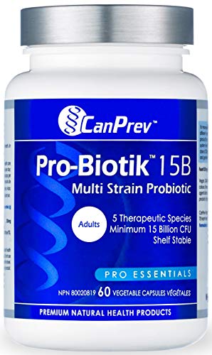 CanPrev Pro-Biotik 15B | 60 V-Caps I Helps Restore Natural Gut Flora