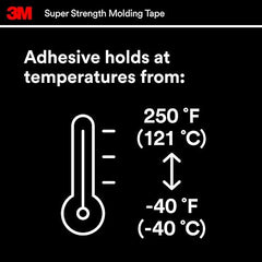 3M 03614 Scotch-Mount 1/2" x 15' Molding Tape