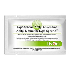 Lypo-Spheric Acetyl L-Carnitine – 30 Packets – 1,000 mg Acetyl L-Carnitine & Essential Phospholipids Per Packet – Liposome Encapsulated for Maximum Bioavailability – 100% Non-GMO