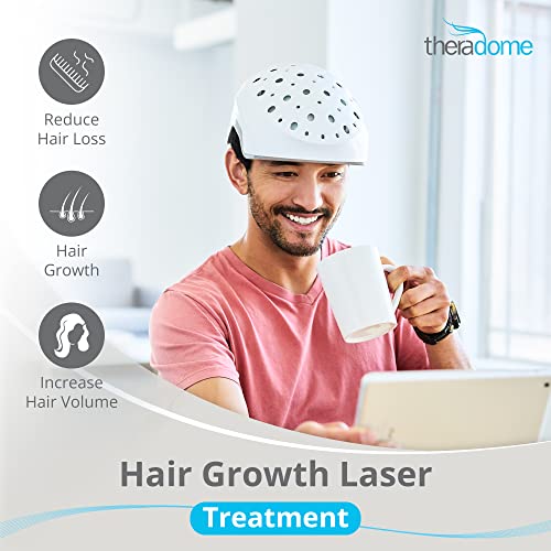 EVO Laser Hair Growth Helmet LH40 - Red Light Therapy for Hair Regrowth and Hair Loss Treatment - FDA Cleared for Men & Women - Made to Exacting Standards in the USA