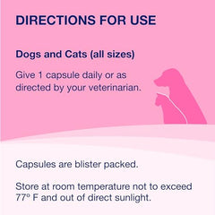 Proviable Digestive Health Supplement Multi-Strain Probiotics and Prebiotics for Cats and Dogs - with 7 Strains of Bacteria, 80 Capsules