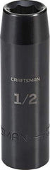 CRAFTSMAN Deep Impact Socket, SAE, 1/2-Inch Drive, 1/2-Inch (CMMT15997)