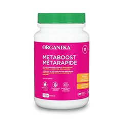 Organika Metaboost - Collagen, L-Carnitine and Garcinia - Fat Metabolism, Aids Weight Management, Supports Physical Activity - 120caps