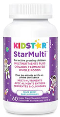 KidStar Nutrients - Star Multi Kids Multivitamin Space Berry, 60 Chewable Tablets - Teeth & Bone Health, Healthy Gum, Heart Health & Immune Support