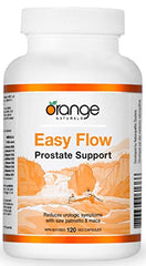 Orange Naturals - Easy Flow Prostate Support with Saw Palmetto & Maca, 120 Caps - Prostate Bladder Supplement - Prostate Complete Supplements for Men and Women - Prostate Health Inflammation Relief