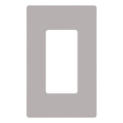 Lutron Claro 1 Gang Decorator/Rocker Wallplate, Gloss | CW-1-GR | Gray