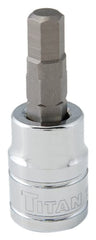 Titan 15607 7mm 3/8-Inch Drive Hex Bit Socket