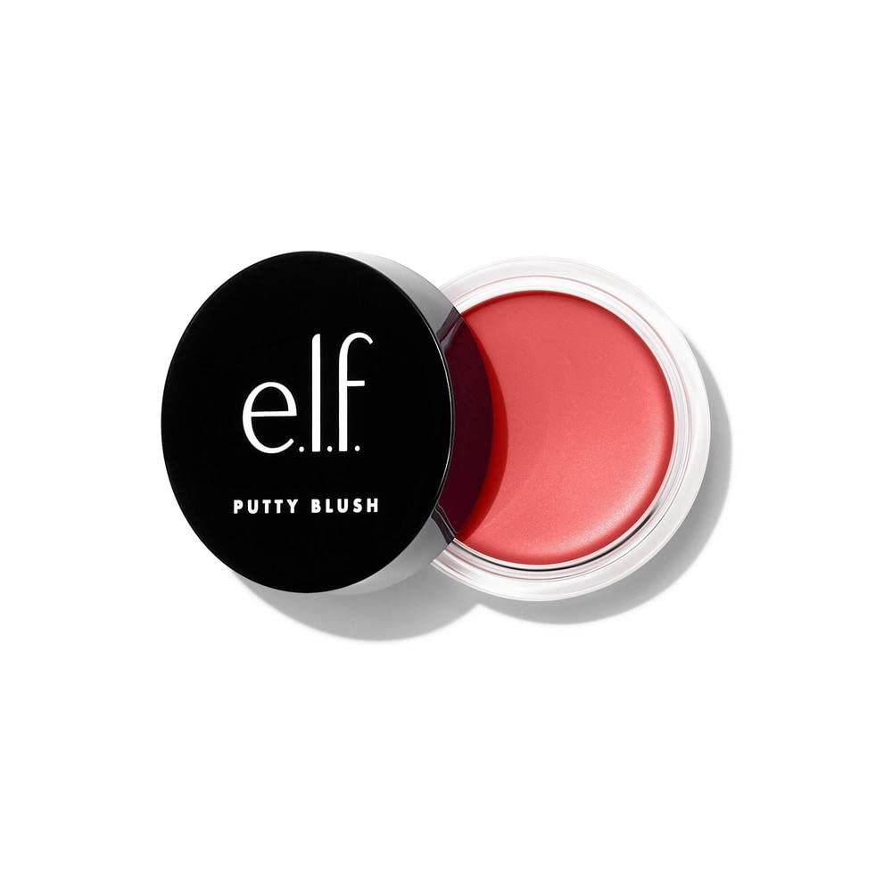 e.l.f. Putty Blush, Creamy & Ultra Pigmented Formula, Lightweight, Buildable Formula, Infused with Argan Oil & Vitamin E, Vegan & Cruelty-Free, Tahiti