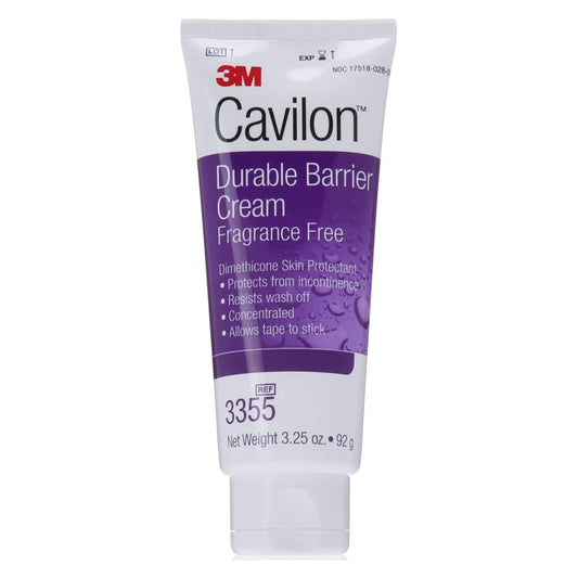 3M Cavilon Durable Barrier Cream - Fragrance Free - 3.25 ounces (92g) Tube - Pack of 3