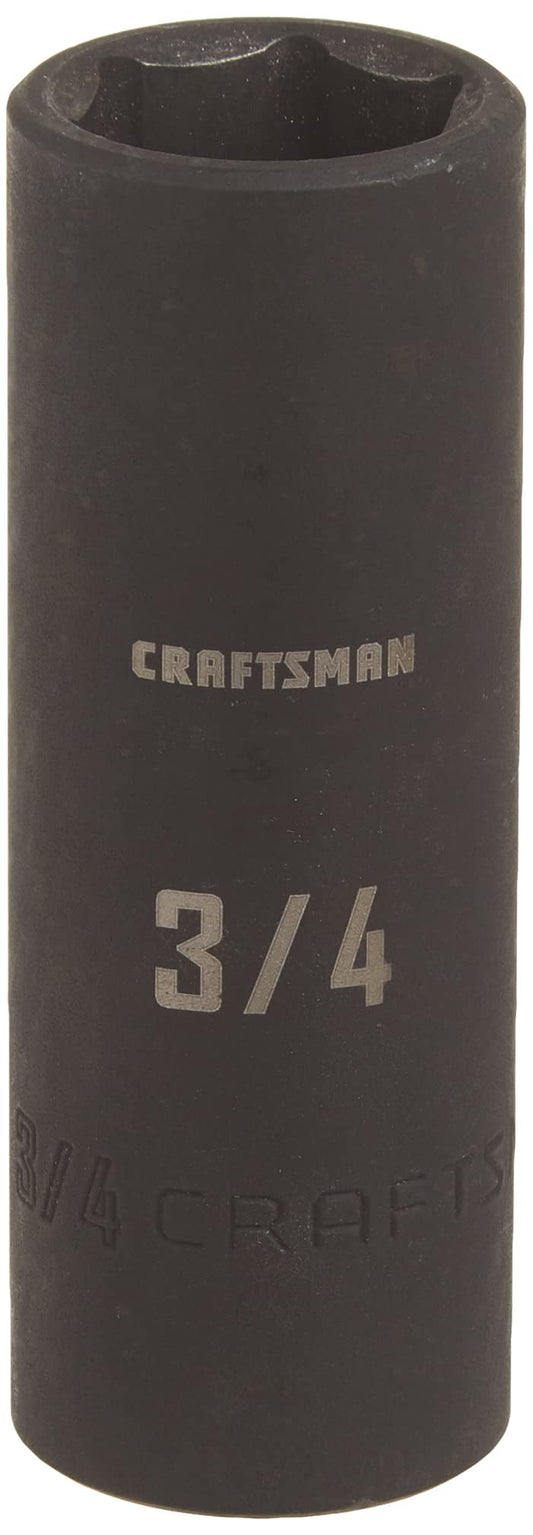 CRAFTSMAN Deep Impact Socket, SAE, 1/2-Inch Drive, 3/4-Inch (CMMT16061)