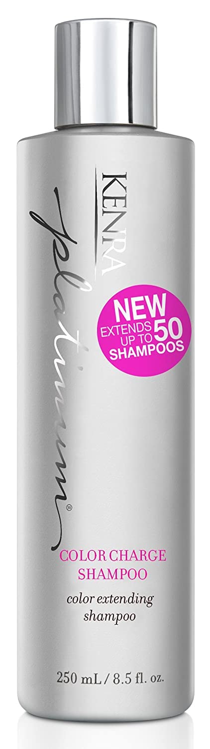 Kenra Platinum Color Charge Shampoo/Conditioner | Color Extending | All Hair Types | Shampoo, 8.5 FL OZ