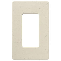 Lutron Claro 1 Gang Decorator/Rocker Wallplate, Matte | SC-1-ST | Stone