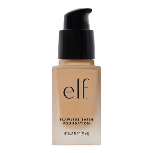 e.l.f. Flawless Finish Foundation, Lightweight & Medium Coverage, Semi-Matte Finish, Vanilla, 0.68 Fl Oz (20mL)