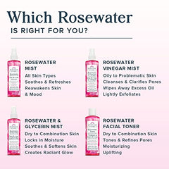 Heritage Store – Rosewater & Glycerin | Hydrating Facial Mist | Locks in Moisture for Radiant Skin | Vegan & Cruelty Free | Alcohol & Paraben Free | 237 ml (Pack of 1)