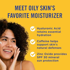 PanOxyl Oil Control Moisturizer SPF 30, Mineral Sunscreen, Daily Moisturizer Recommended by U.S. Dermatologists, Nourishes, Controls Oil to Help Manage Breakouts, Matte Finish, No White Cast, 48g 