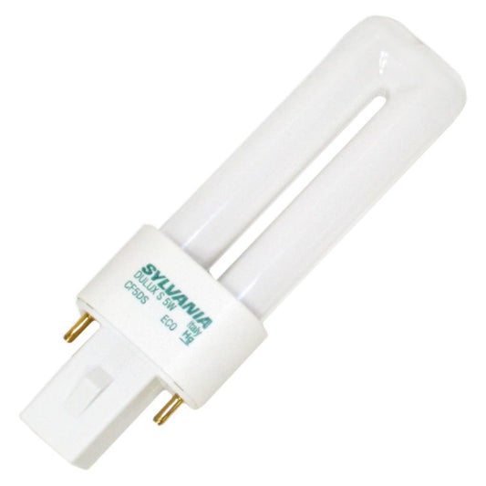 Sylvania Commercial 21278 Compact Fluorescent 2 Pin Single Tube 4000K, 5-Watt