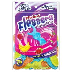 Dual Grip Fruit Smoothie Swirl Flossers From Plackers 2 Pack