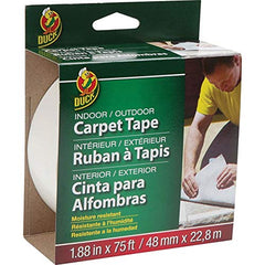 Duck 286372 Indoor/Outdoor Carpet Tape, 1.88"x 75', Single Roll