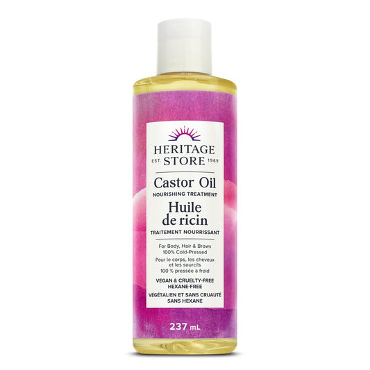 HERITAGE STORE Nourishing Treatment Castor Oil, 237 ML