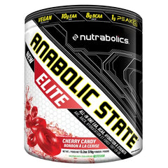 Anabolic State Elite Cherry Candy Slush 21 servings, EAA, BCAA, Hydration, Pre Post Workout Powder, Support Muscle Growth & Repair,