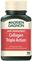 Adrien Gagnon - Collagen With Lysine & Vitamin C, Triple Action, 90 Capsules