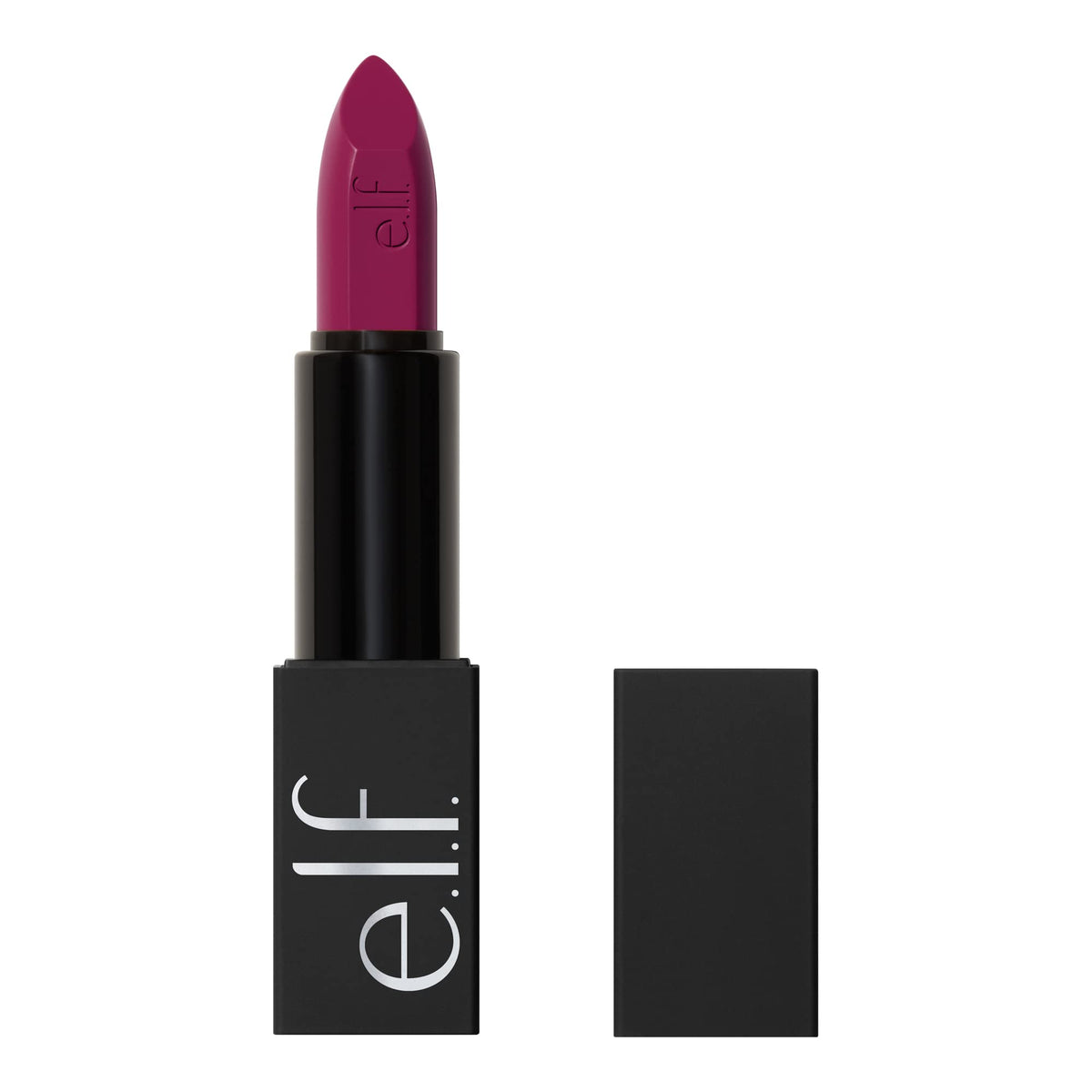 e.l.f. O Face Satin Lipstick, Richly Pigmented, Nourishing & Long-Lasting Creamy Lipstick, Infused With Jojoba, Vegan & Cruelty-Free, Untamed