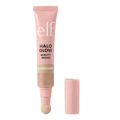 e.l.f. Halo Glow Highlight Beauty Wand, Liquid Highlighter Wand For Luminous, Glowing Skin, Buildable Formula, Vegan & Cruelty-free, Champagne Campaign