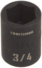 CRAFTSMAN Shallow Impact Socket, SAE, 1/2-Inch Drive, 3/4-Inch (CMMT15854)