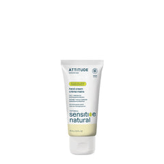 ATTITUDE Hand Cream for Sensitive Skin with Oat and Argan Oil, EWG Verified, Dermatologically Tested, Vegan, 75 mL