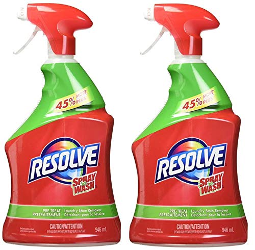 Resolve Spray 'N Wash, Laundry Stain Remover, Pre-Treat Trigger, 946 ml (pack of 2)