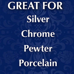 Wright's Silver Cleaner and Polish Cream - 8 Ounce - Ammonia Free - Gently Clean and Remove Tarnish without Scratching