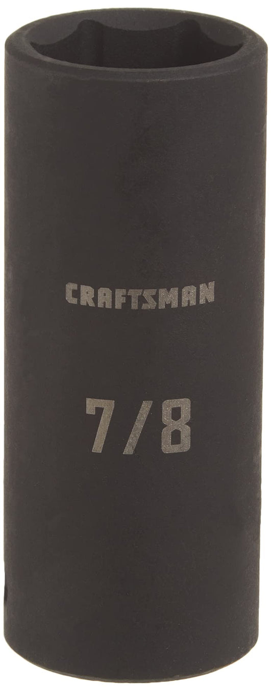 CRAFTSMAN Deep Impact Socket, SAE, 1/2-Inch Drive, 7/8-Inch (CMMT16063)