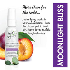 Just a Spray Toilet Odor Eliminator, Island Fresh & Moonlight Bliss, 220 ml (Pack of 4)